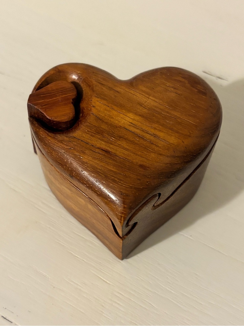 Wooden Heart puzzle box by: Richard Rothbard